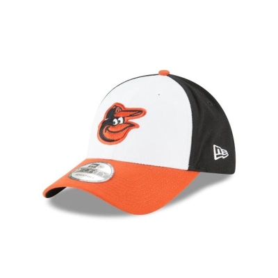 Black Baltimore Orioles Hat - New Era MLB The League Home 9FORTY Adjustable Caps USA2850419